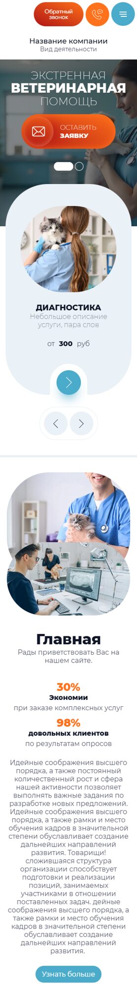 Мобильная версия дизайна № 104212