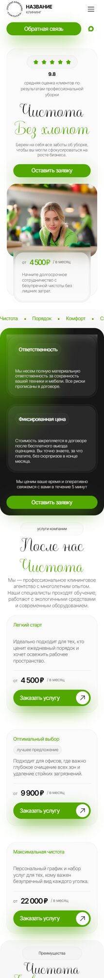 Мобильная версия дизайна № 104785