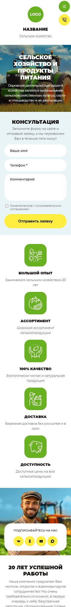 Мобильная версия дизайна № 105067