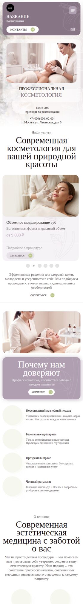 Мобильная версия дизайна № 107692