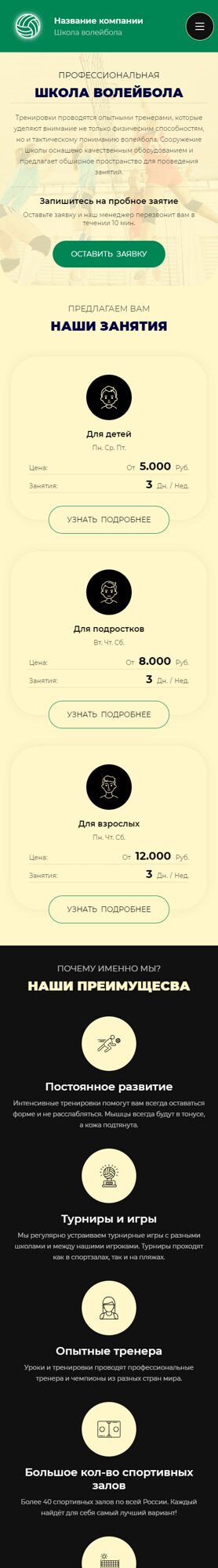 Мобильная версия дизайна № 93299