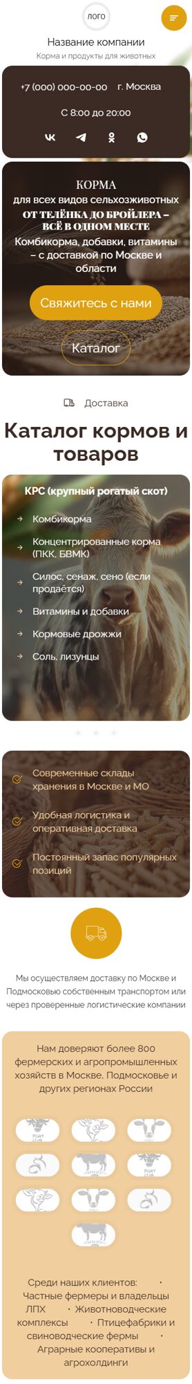 Мобильная версия дизайна № 103715